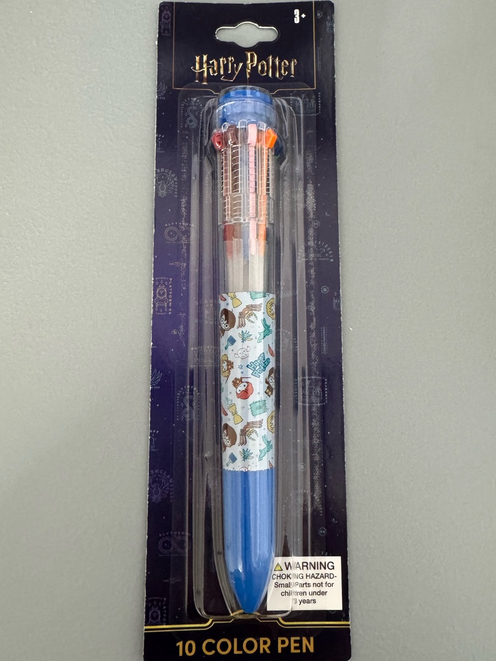 Warner Bros. Harry Potter Blue and White Character 10 color pen